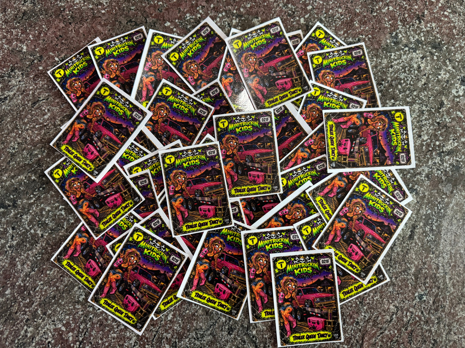 Trailer Queen Tancy 👑 | Limited Edition Signed & Numbered Sticker Card | Series 1